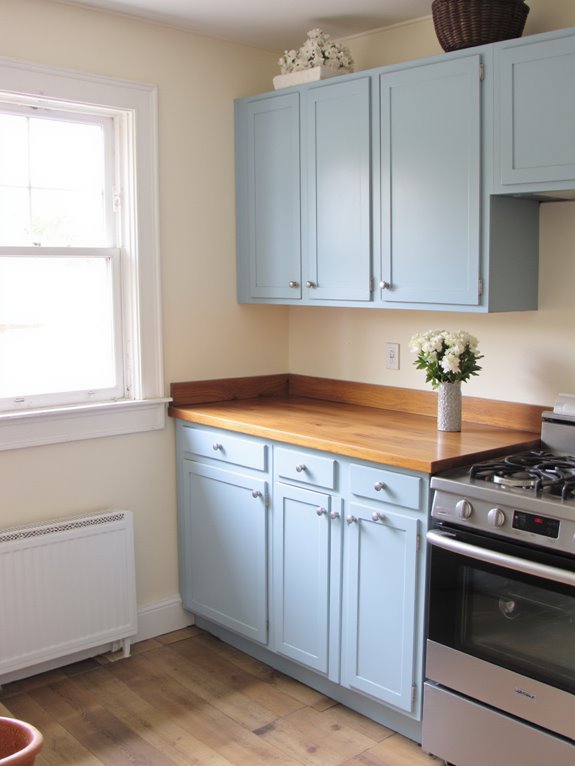 tranquil soft sky blue