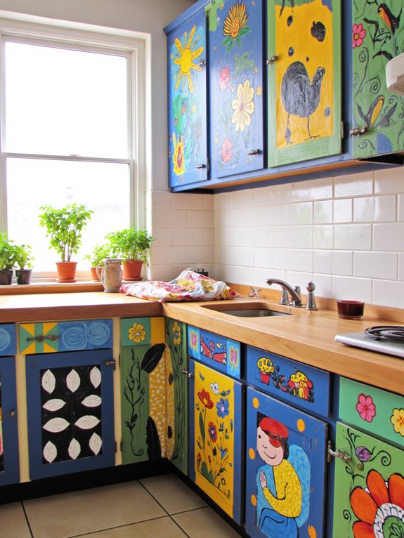 transform cabinets with patterns
