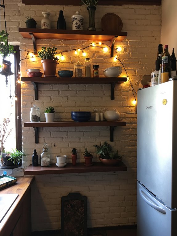 transform kitchen shelves beautifully