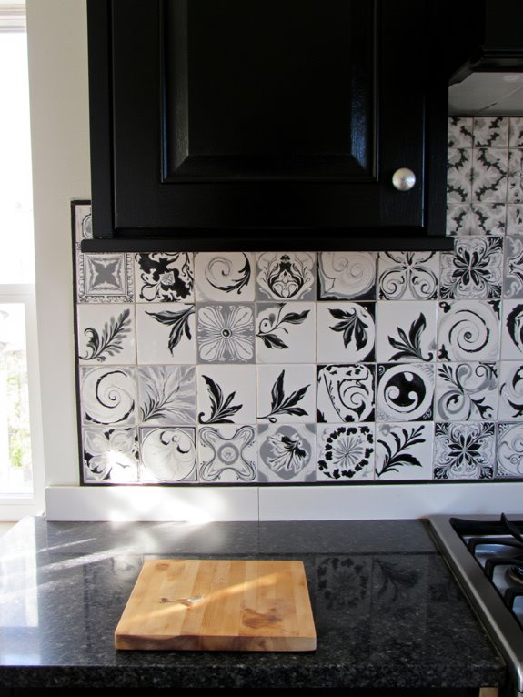 transformative hand painted tiles