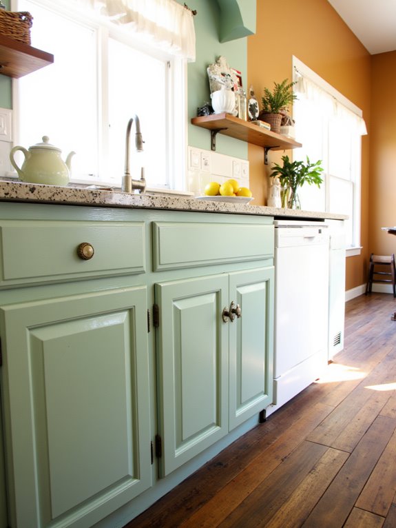 transformative serene kitchen design