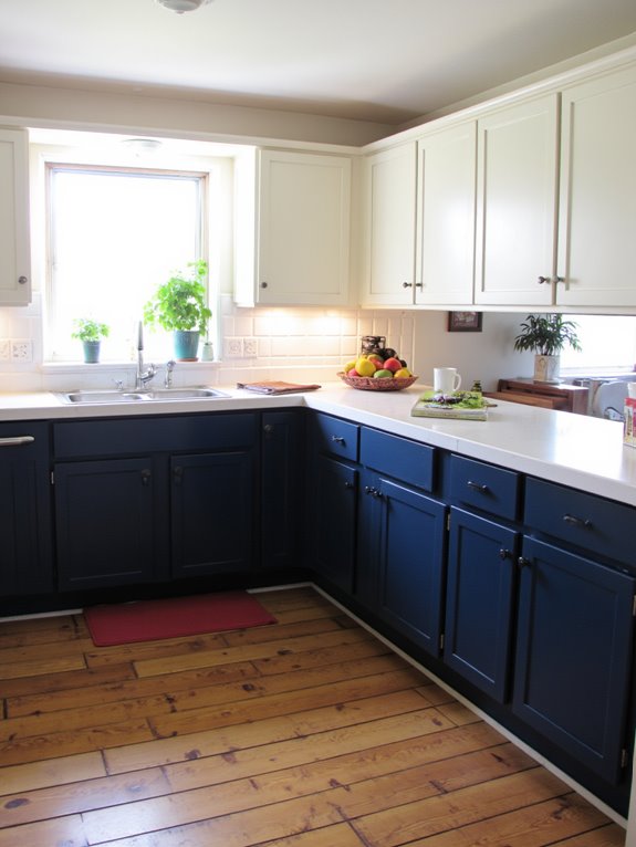 two tone cabinet color choices