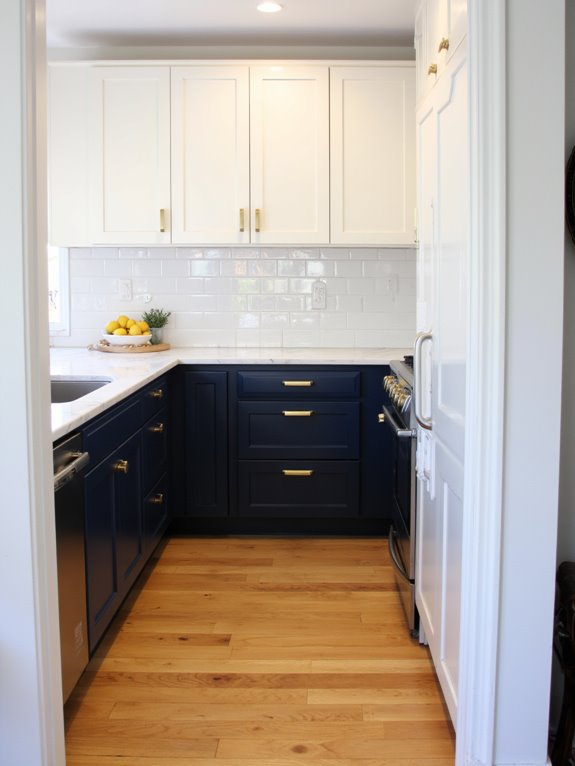 two tone cabinet creativity