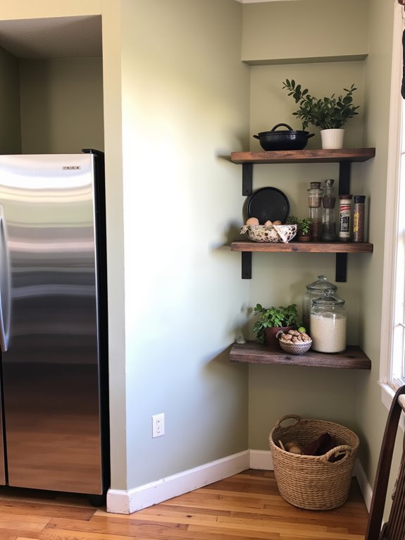 uncluttered shelf organization tips