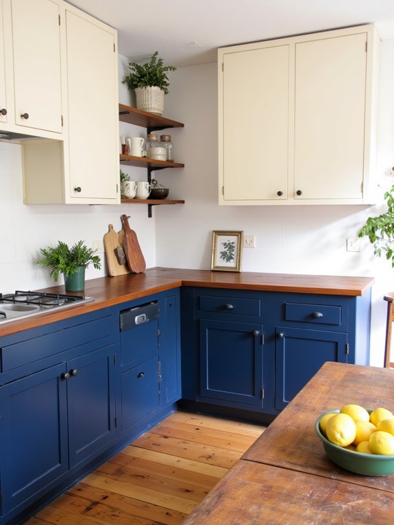 unique hardware enhances cabinets