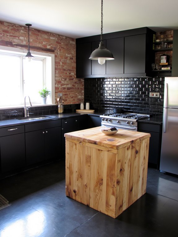 urban industrial kitchen design