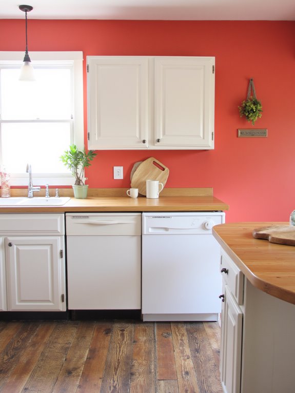 vibrant and cheerful kitchen