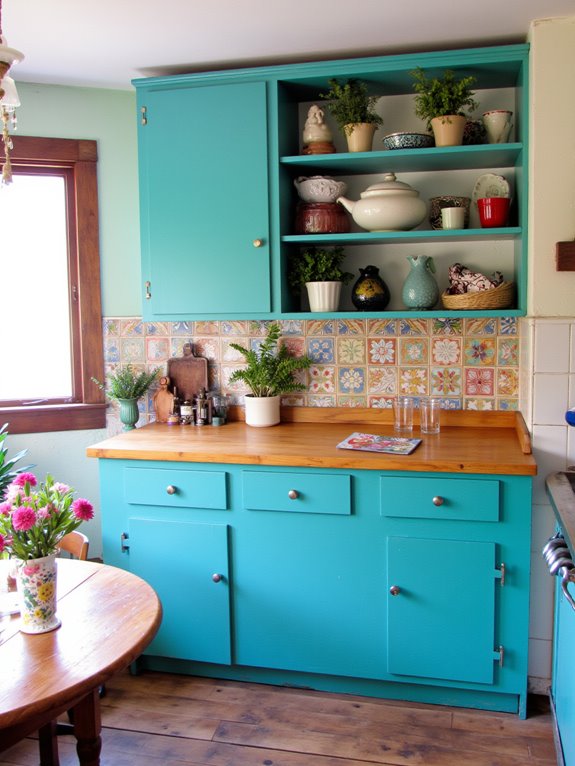 vibrant color transforms kitchens