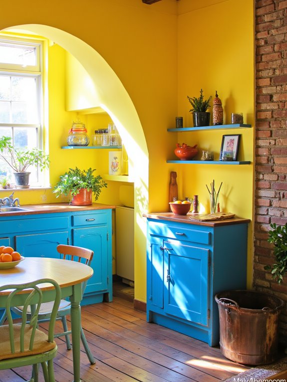 vibrant colors uplift kitchens