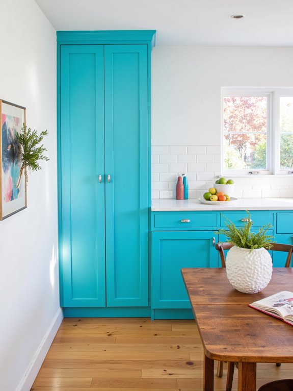 vibrant modern kitchen cabinets