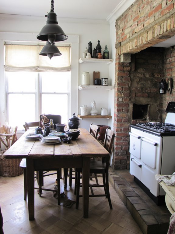 vintage charm in kitchen