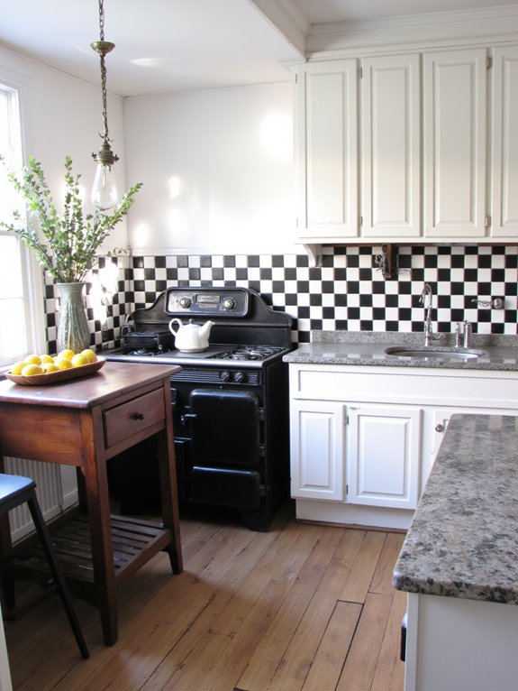 vintage charm in monochrome