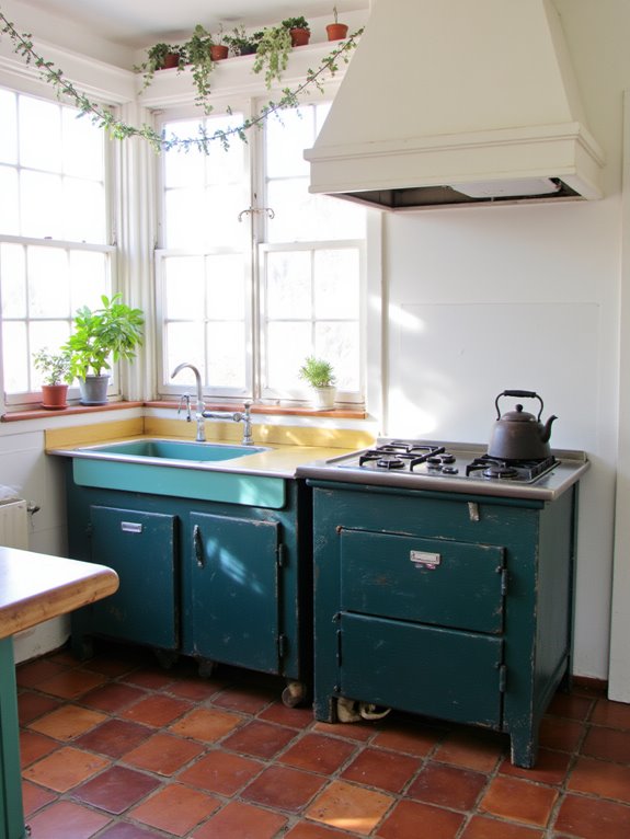 vintage colors create warmth