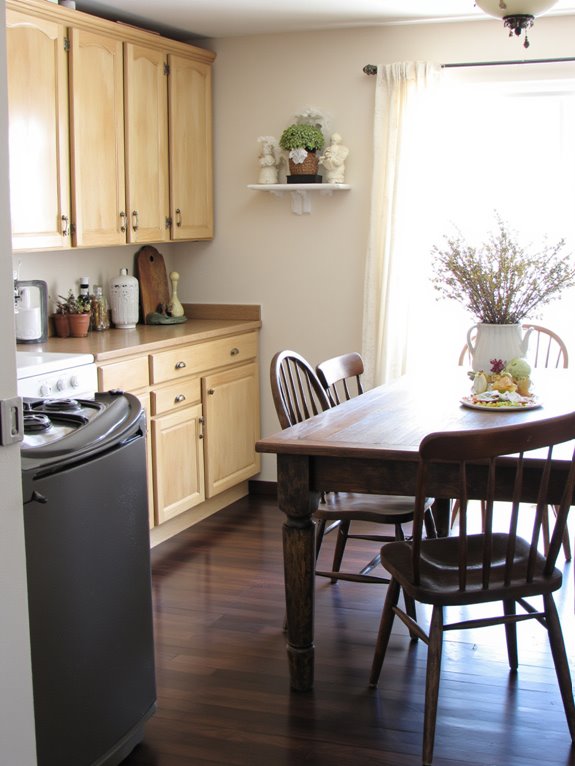 warm beige dark espresso