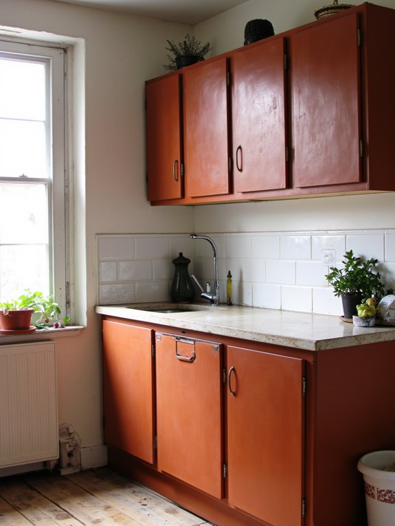 warm earthy kitchen colors