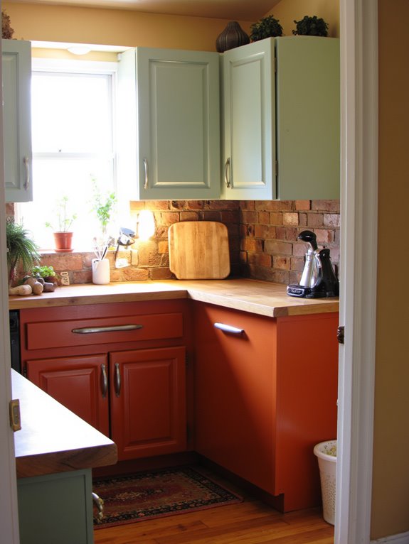 warm earthy kitchen tones