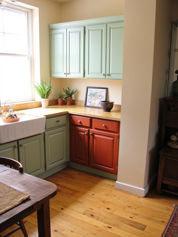 warm earthy kitchen tones