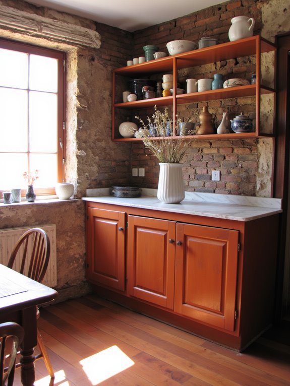 warm earthy kitchen vibes