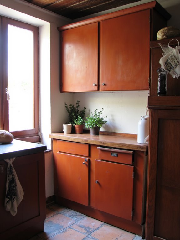 warm earthy kitchen vibes