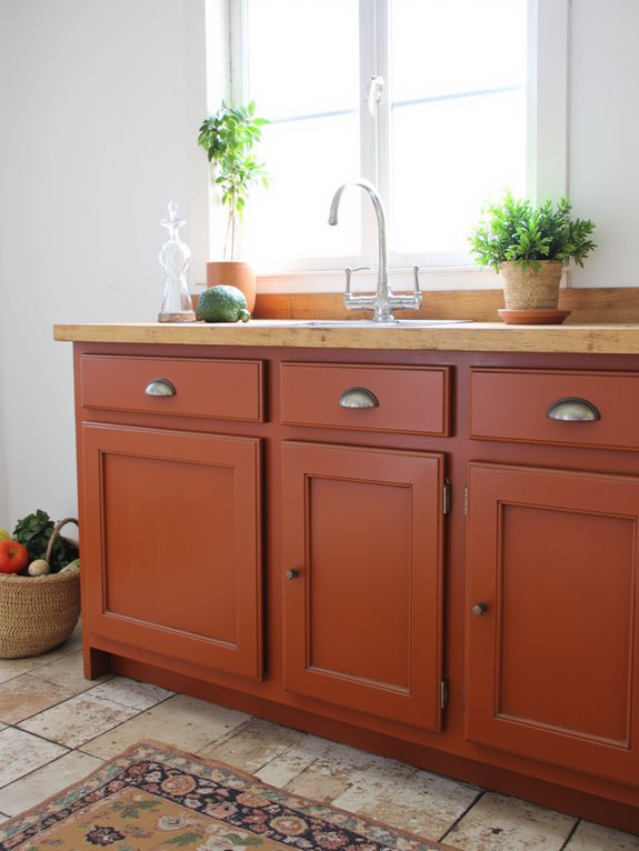 warm earthy terracotta charm