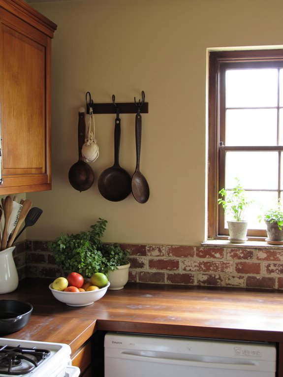 warm elegant kitchen ambiance