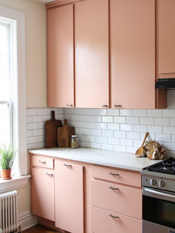 warm inviting blush pink