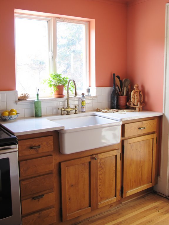 warm inviting light coral