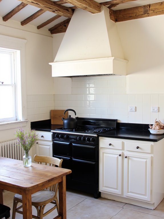 warm ivory bold black