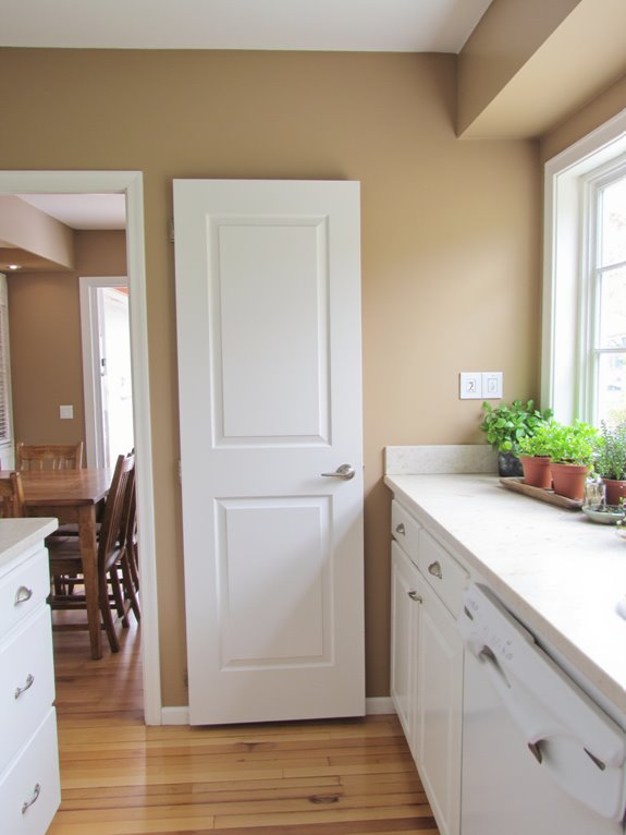 warm neutral kitchen elegance