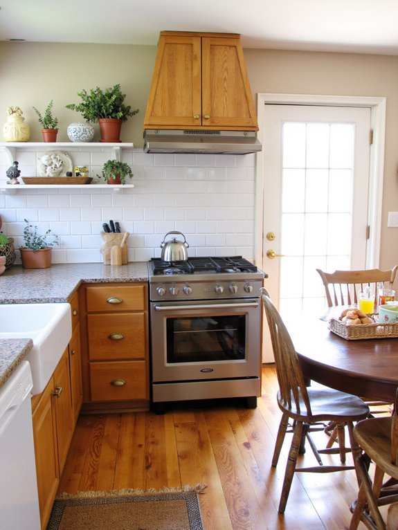 warm painted oak versatility