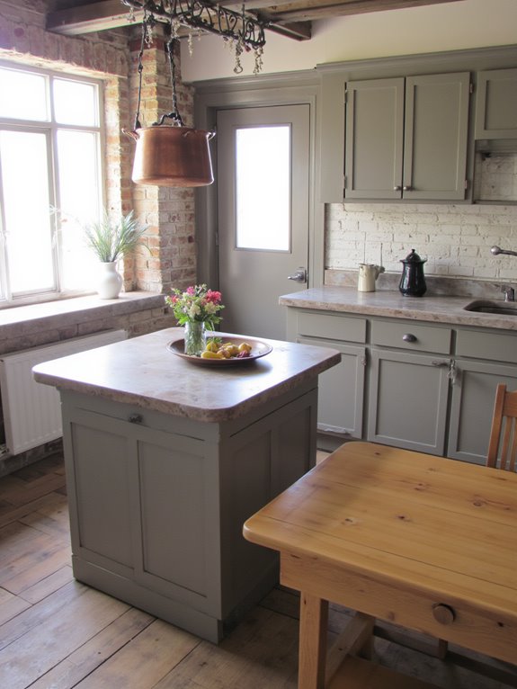 warm taupe for rustic designs