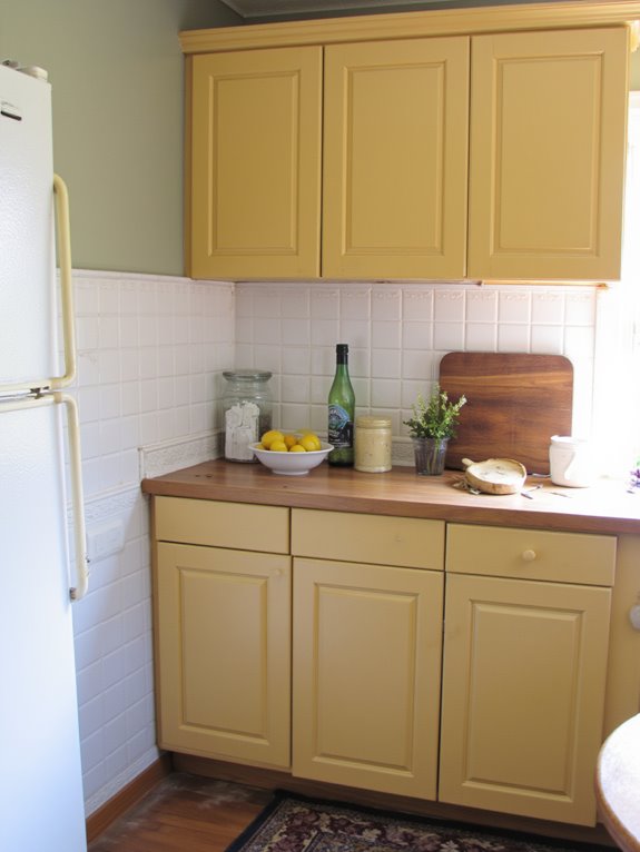 warm versatile kitchen cabinets