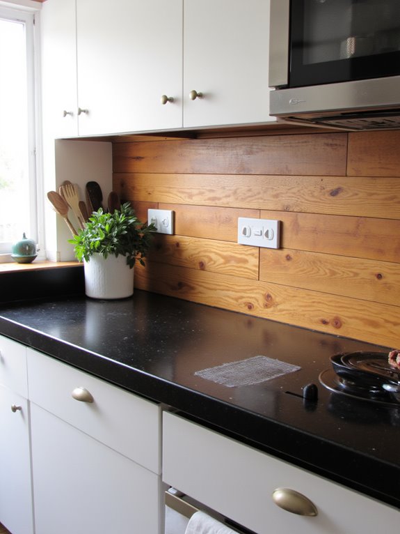 warmth and texture in kitchens