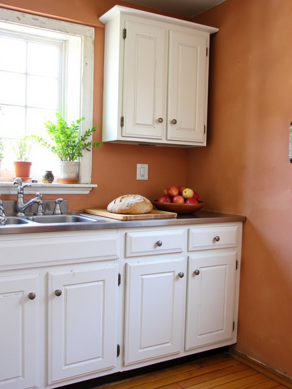 warmth of earthy terracotta