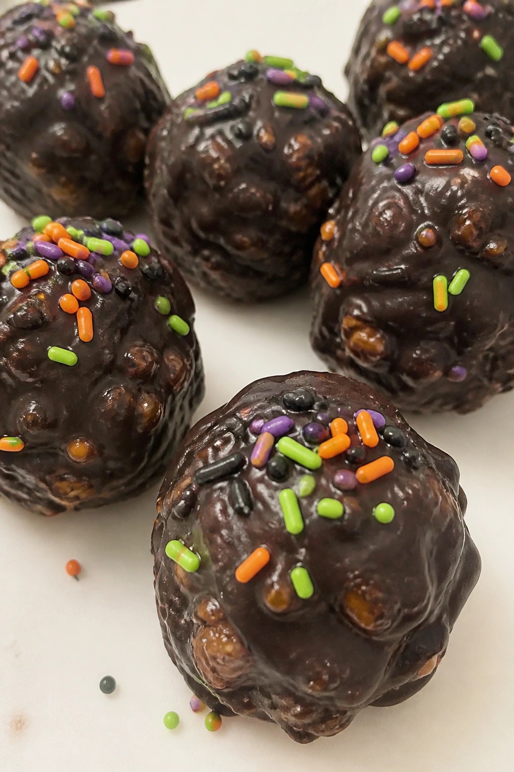 Cauldron Caramel Popcorn Balls