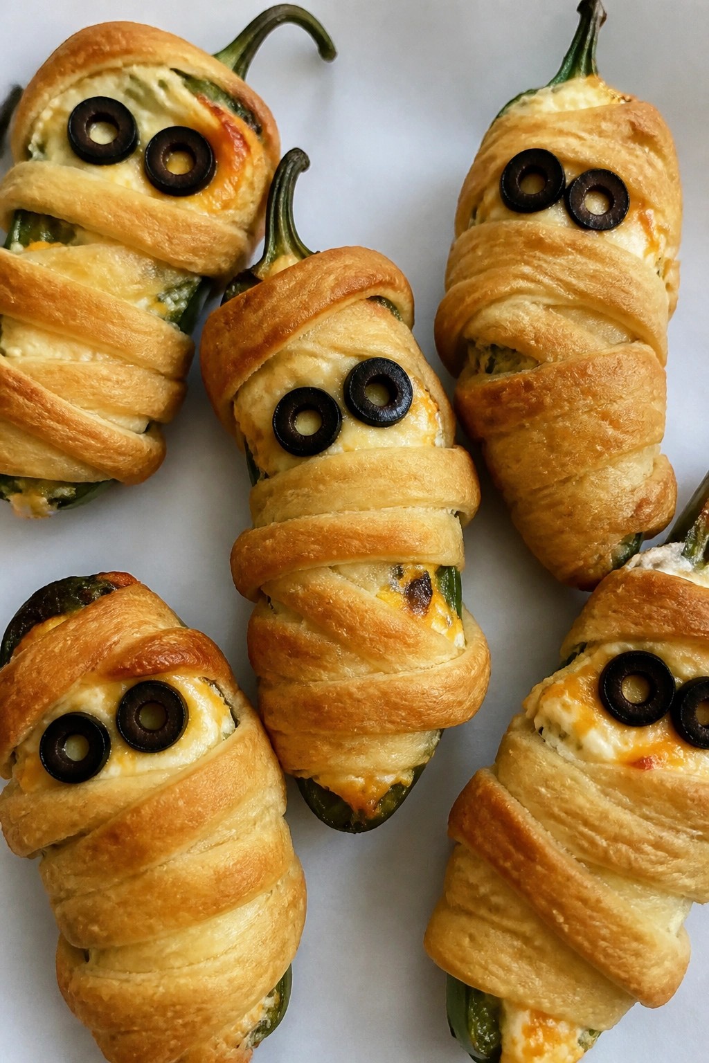 Mummy Jalapeño Poppers