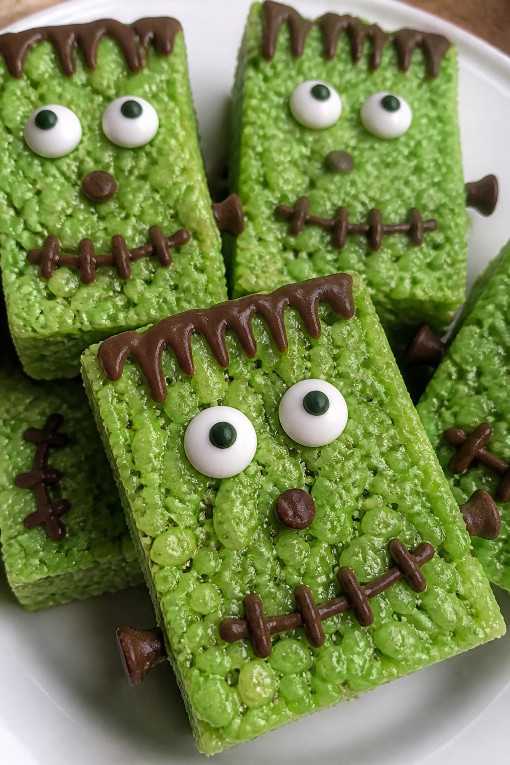 Frankenstein Rice Krispie Treats