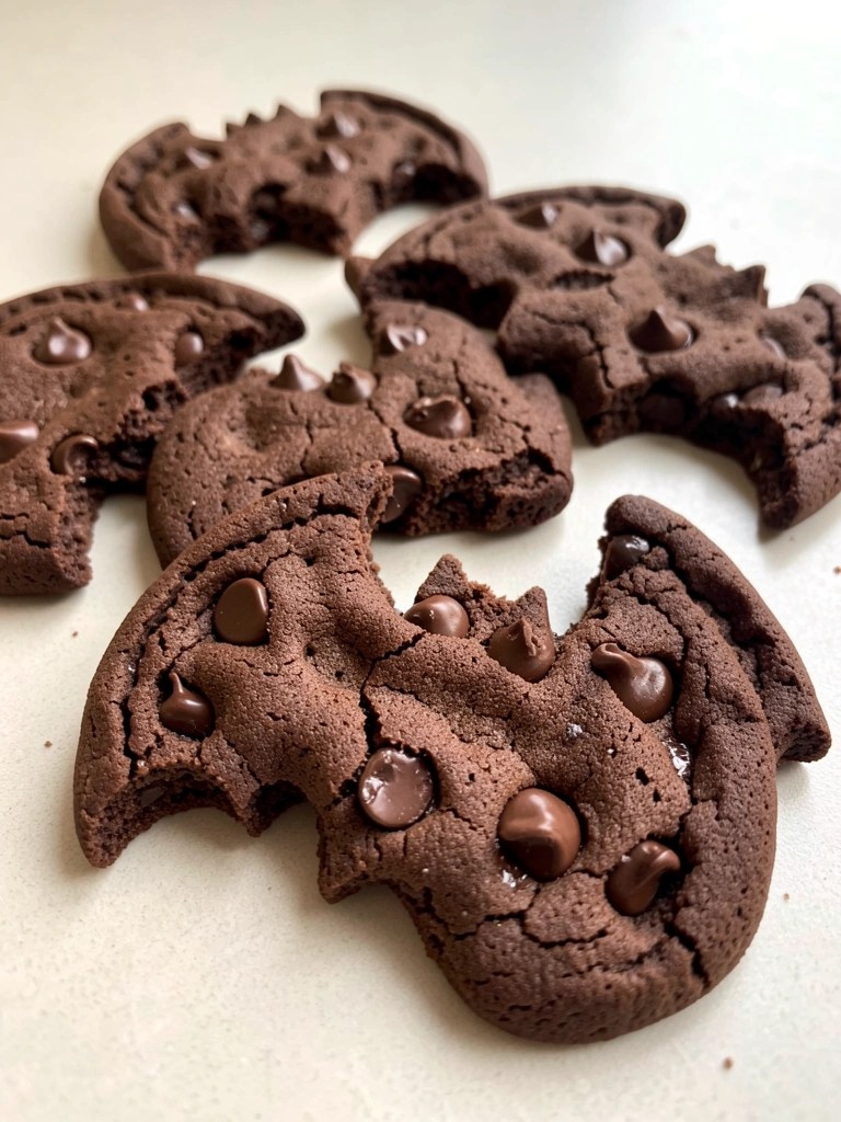 Bat Wing Chocolate Chip Cookies