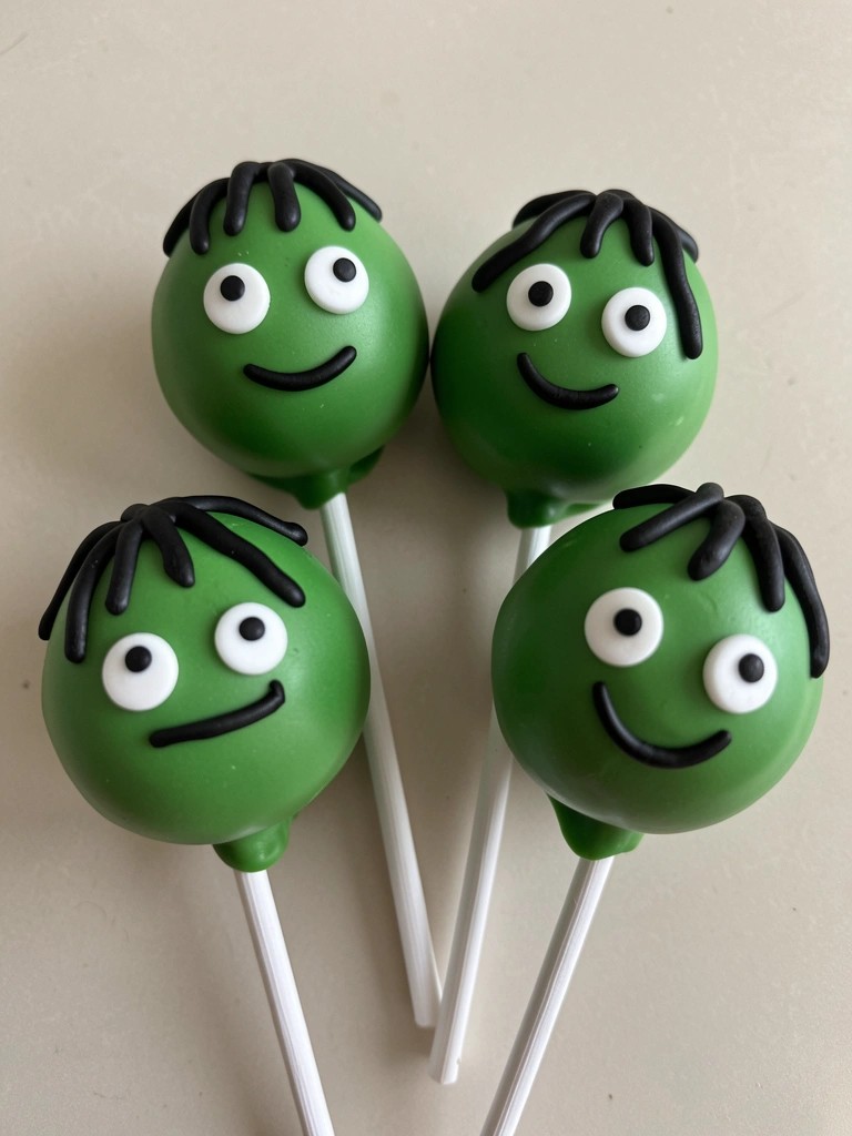 Frankenstein Cake Pops