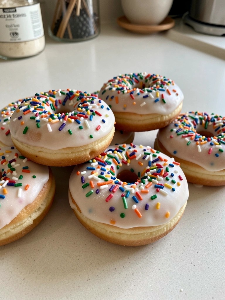 Halloween Sprinkle Donuts