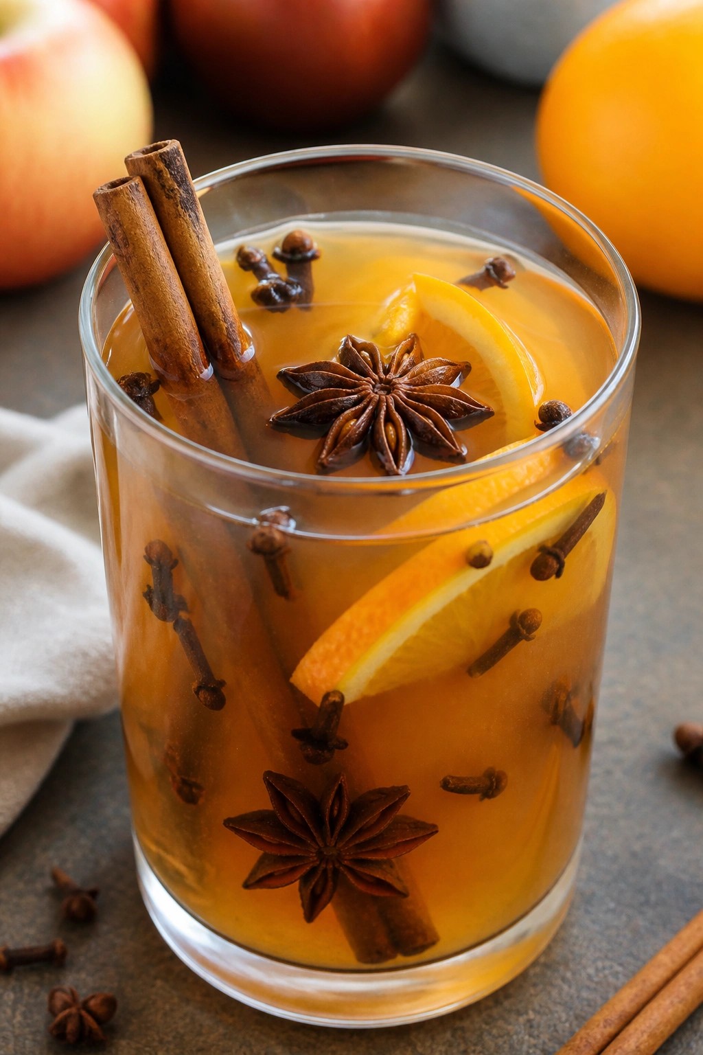 Warm Mulled Apple Cider