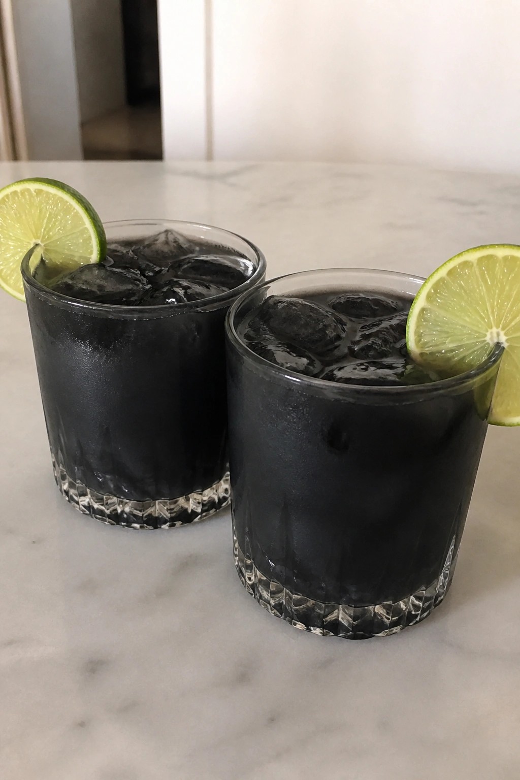 Activated Charcoal Black Magic Tequila Cocktail