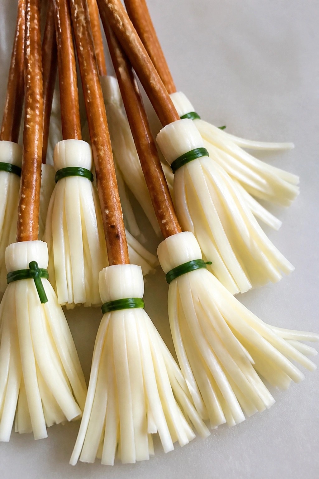 Witch Broom Pretzel Rods