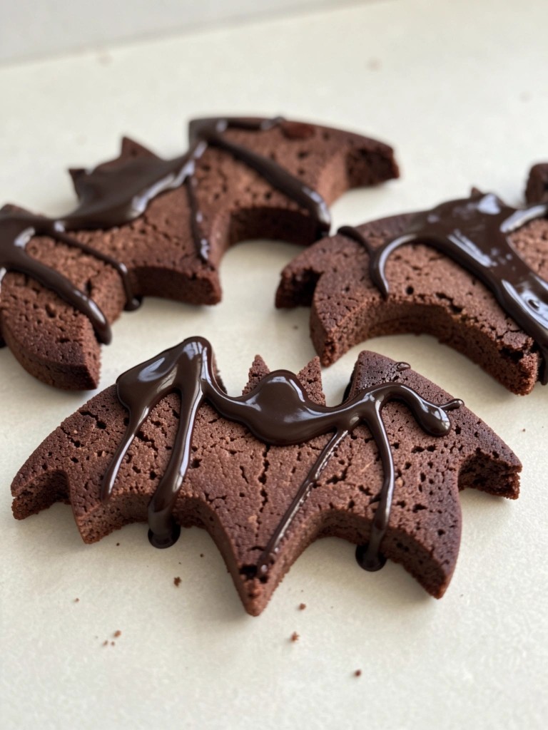 Bat Wing Shortbread Cookies