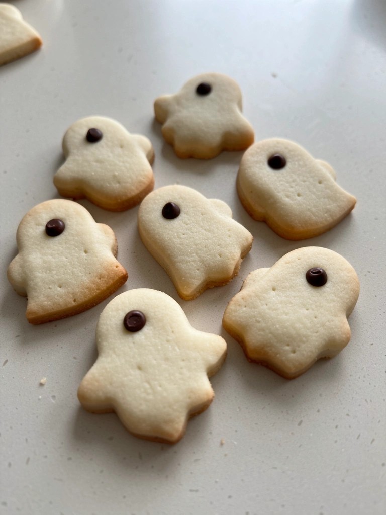 Ghost Cutout Sugar Cookies