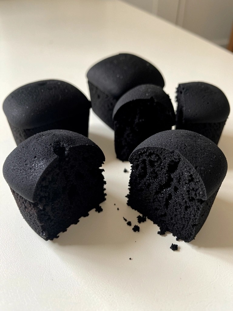 Mini Black Velvet Loaf Cakes