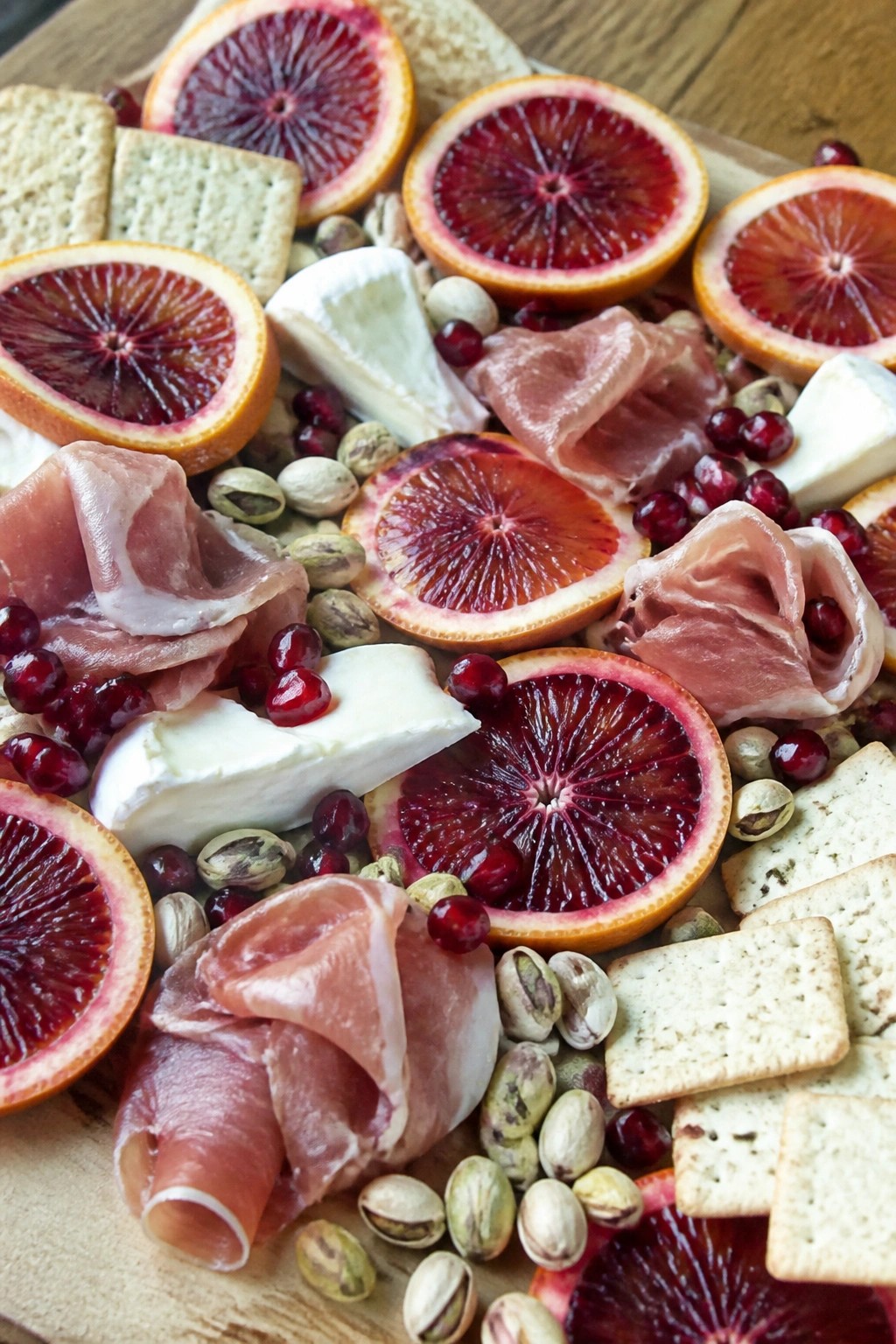 Vampire Blood Orange and Prosciutto Board