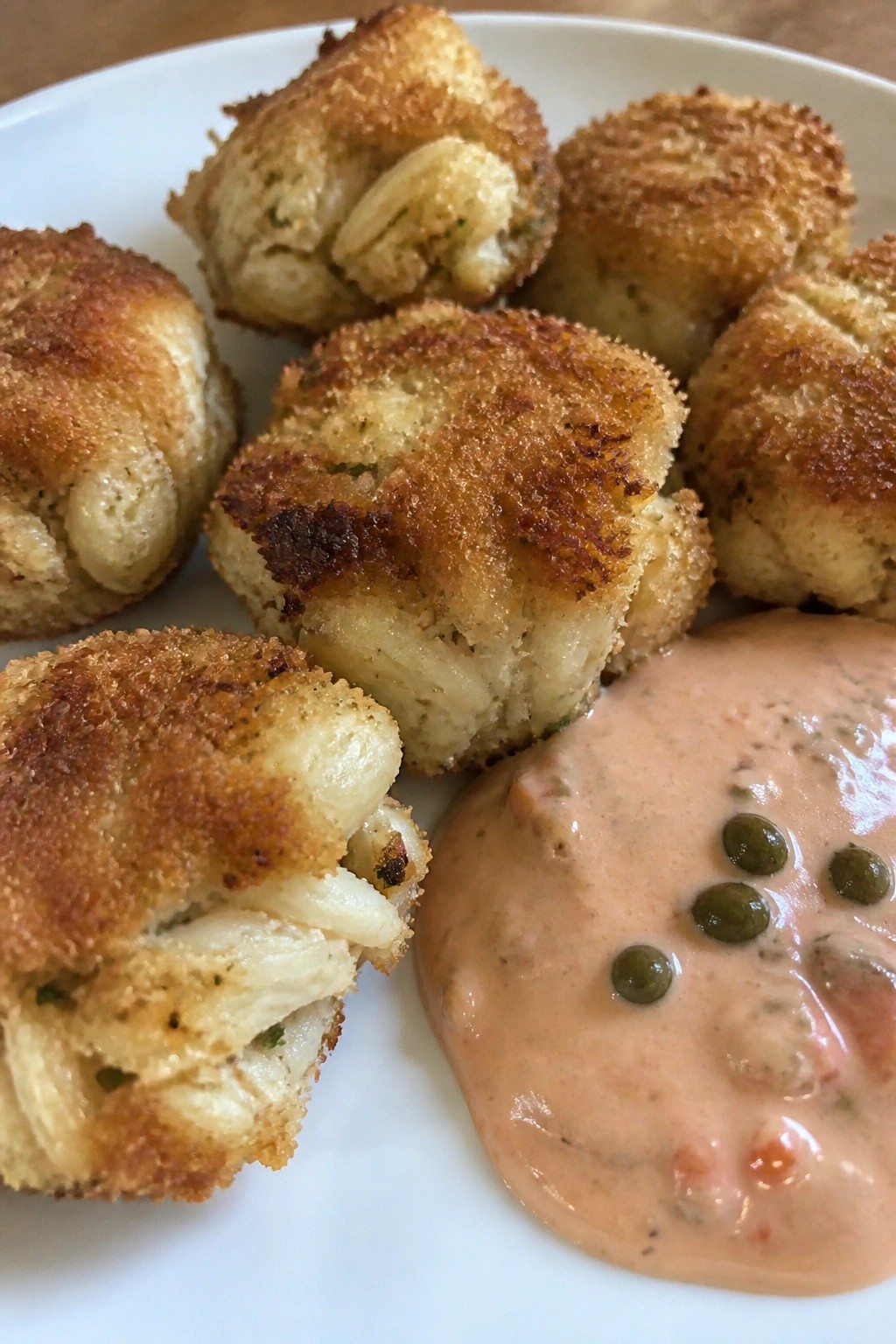 Mini Crab Cakes with Blood Orange Remoulade