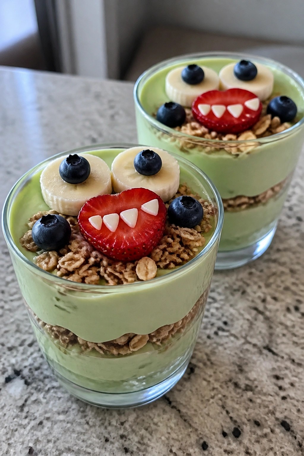 Monster Mash Yogurt Parfaits with Granola