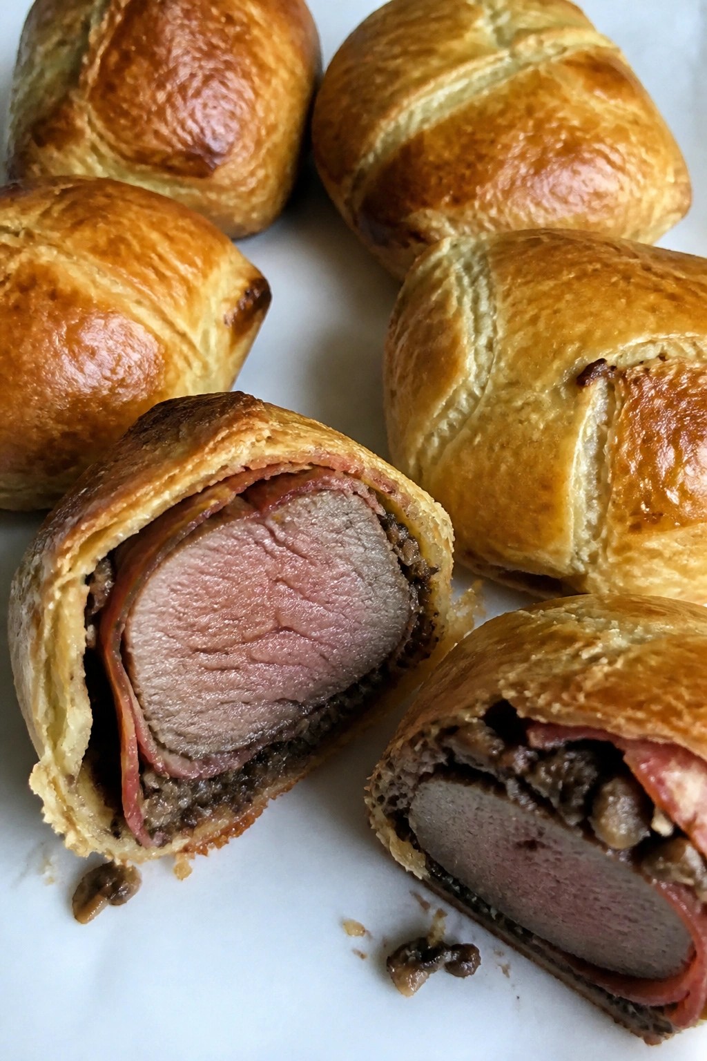 Mini Beef Wellingtons with Wild Mushroom Duxelles